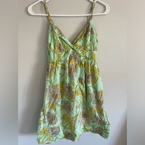 Light Green Floral Dress